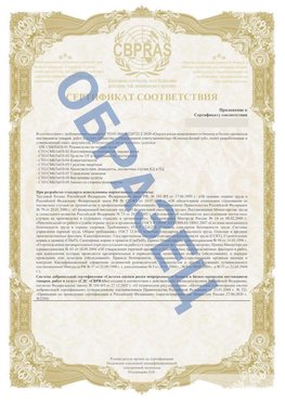 Образец Приложение к СТО 01.064.00220722.2-2020 Сосновоборск Сертификат СТО 01.064.00220722.2-2020 